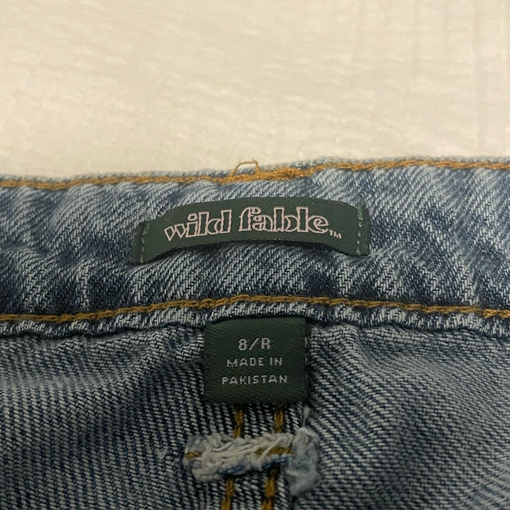Wide Leg Cargo Jeans | Blue - Picture 7 of 9